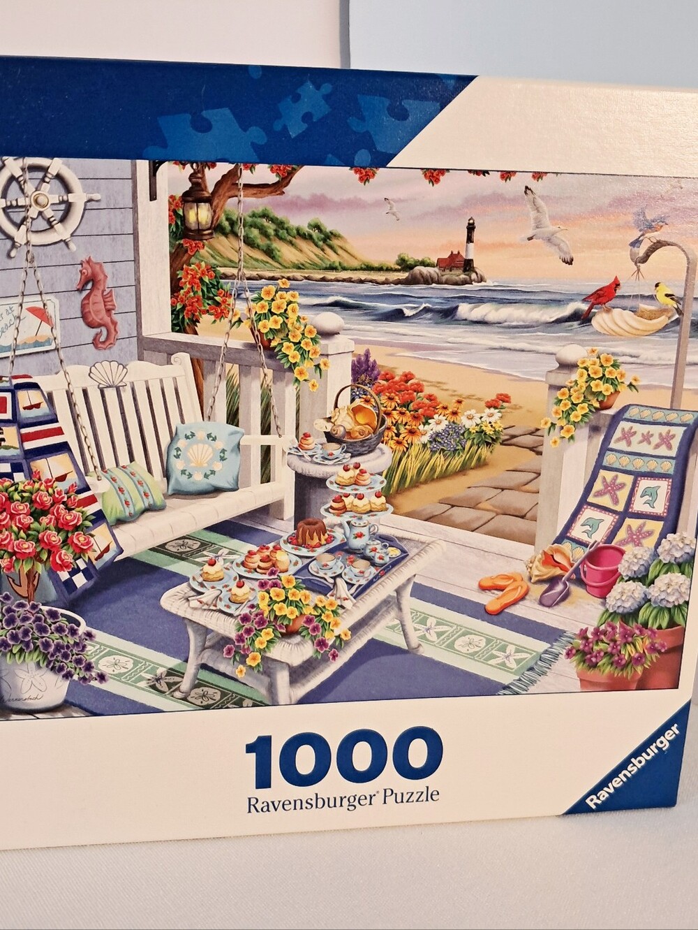 Seaside Sunshine Jigsaw Puzzle, 1000 pieces, Ravensburger, 27" x 20"